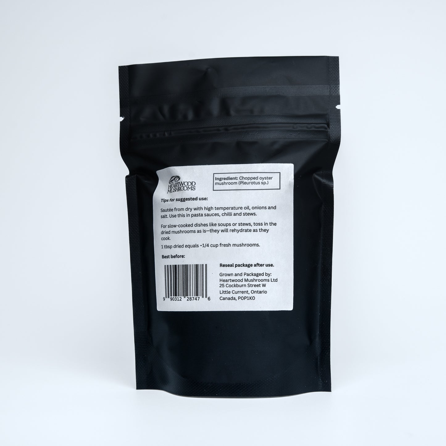 Oyster Mushroom Chopped