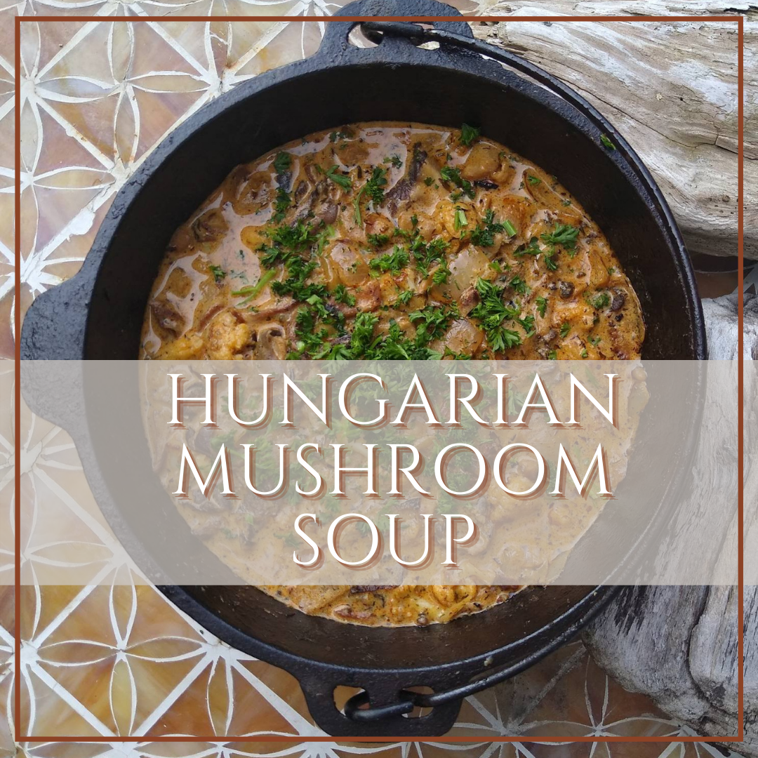 Creamy Hungarian Mushroom Cauliflower Soup